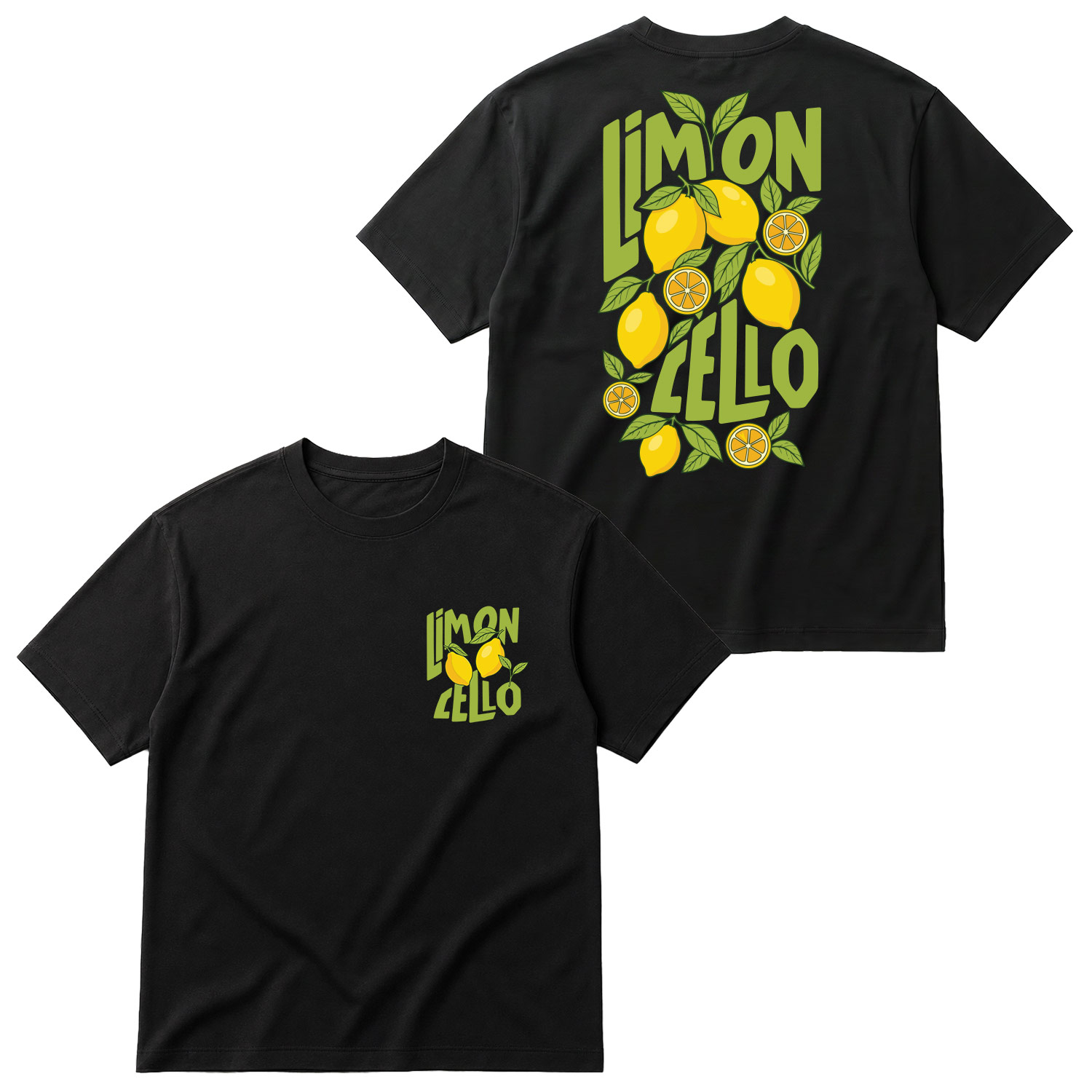 Limoncello Oversize Tişört M - Siyah