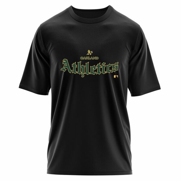 Oakland Athletics BL Oversize Tişört S - Siyah