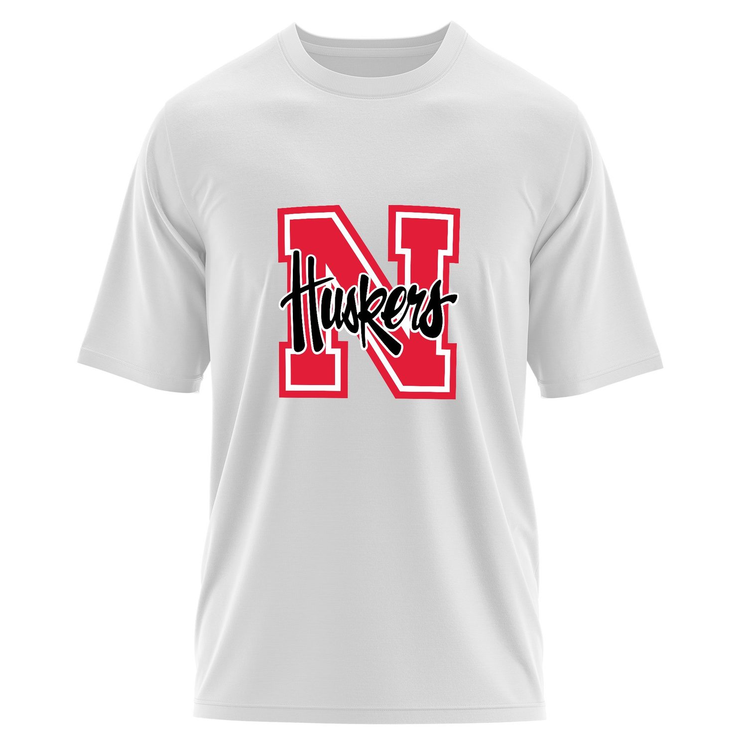 Nebraska Huskers Oversize Tişört M - Beyaz