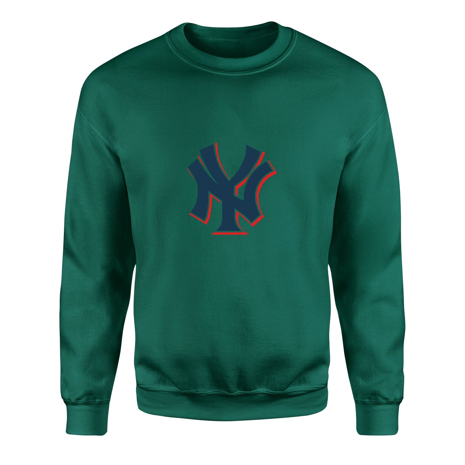 NY Yankees C Sweatshirt XXL - Nefti Yeşili
