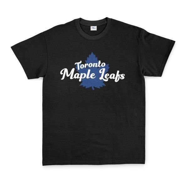 Toronto Maple Leafs Script Tişört L - Siyah