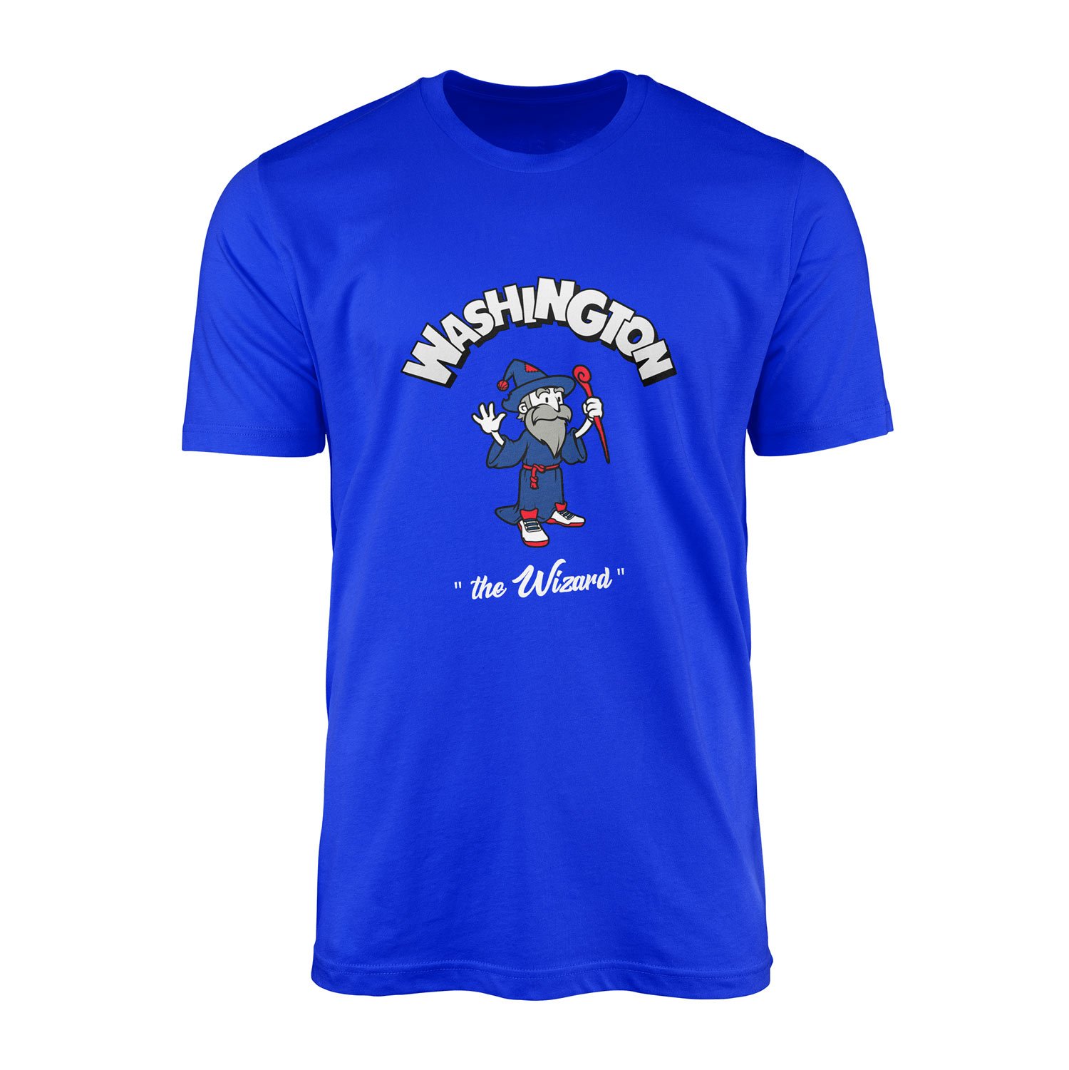 Wizards Cartoon Tişört XL - Mavi