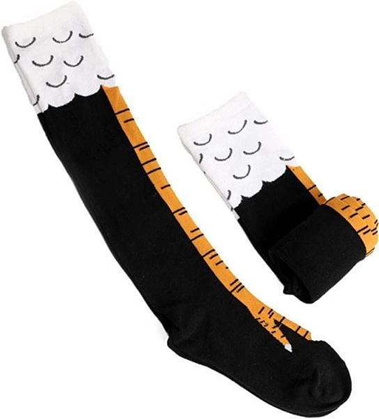 Tavuk Ayağı Desenli Unisex Çorap