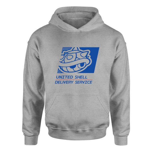 United Shell Delivery Service Hoodie XL - Gri