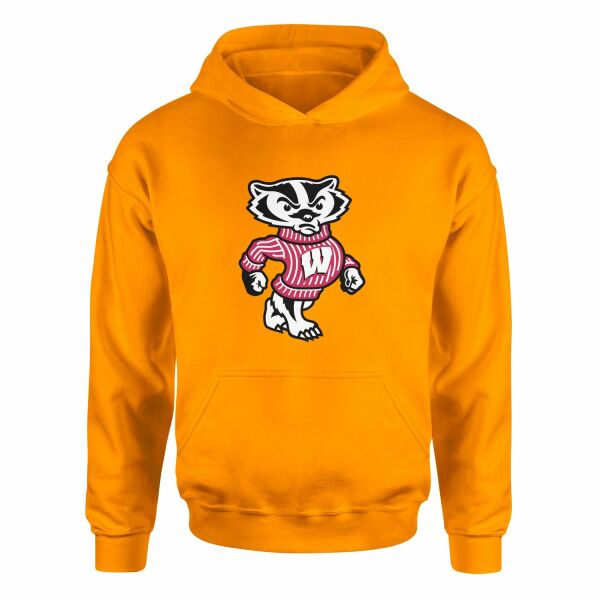 Wisconsin Badgers Hoodie M - Turuncu