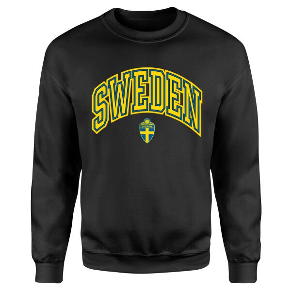 İsveç 2026 Varsity Sweatshirt S - Siyah