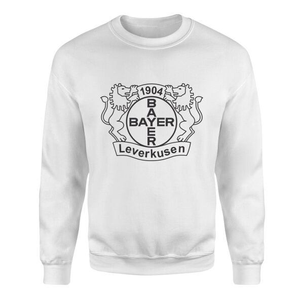 Bayer Leverkusen Shield Sweatshirt XXL - Beyaz
