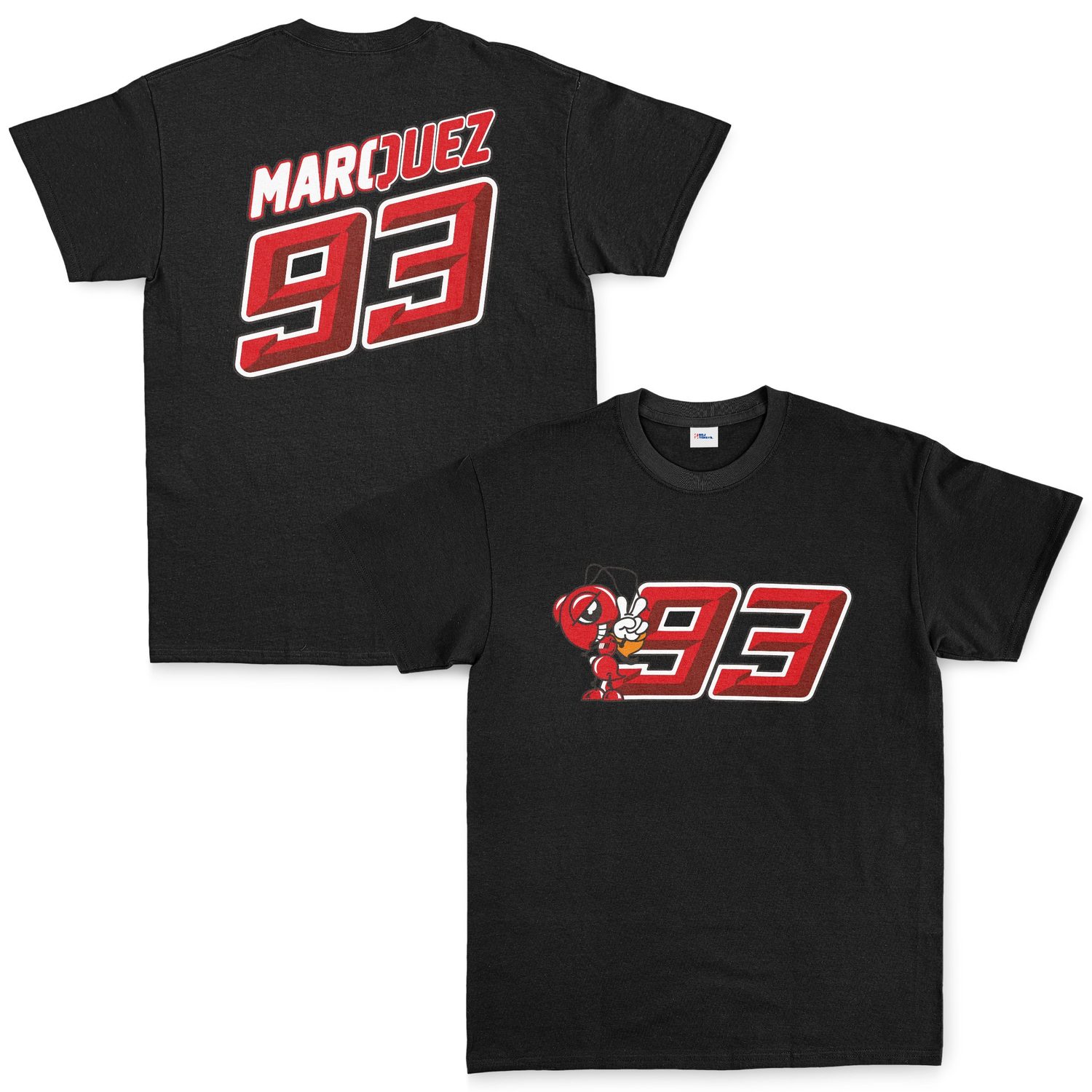 Marc Marquez 93 Tişört XXL - Siyah