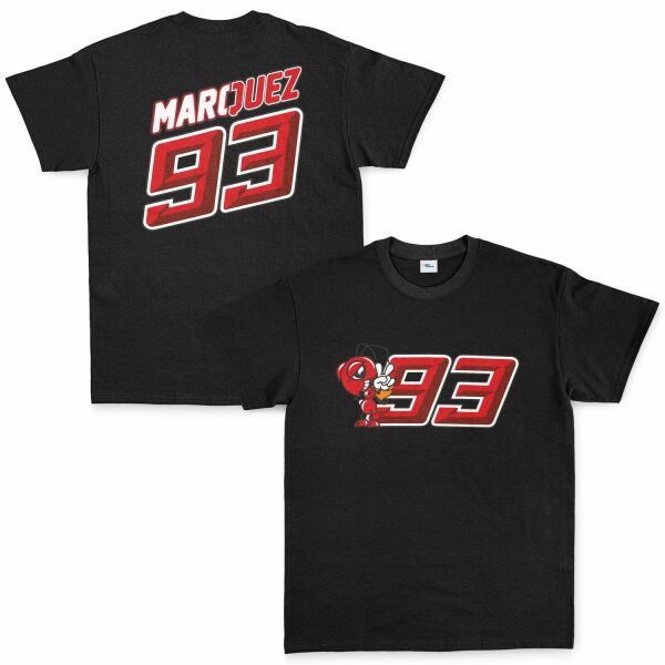 Marc Marquez 93 Tişört XXL - Siyah