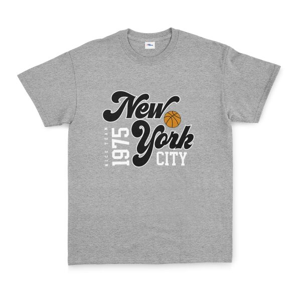New York City 1975 Tişört M - Gri