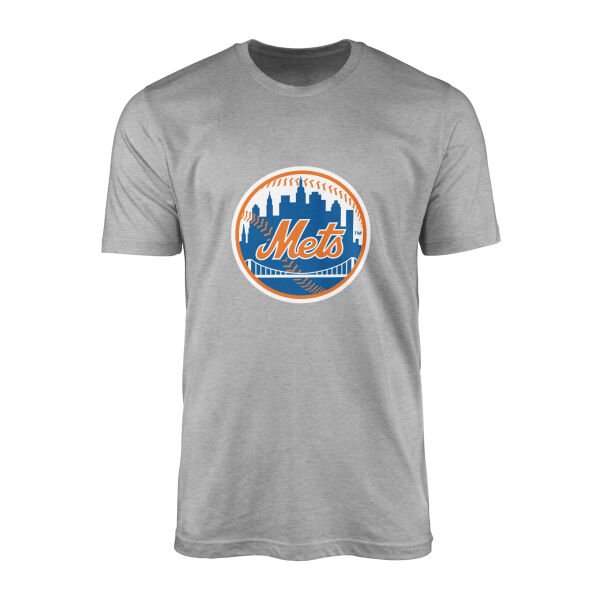 New York METS Baseball Tişört M - Gri
