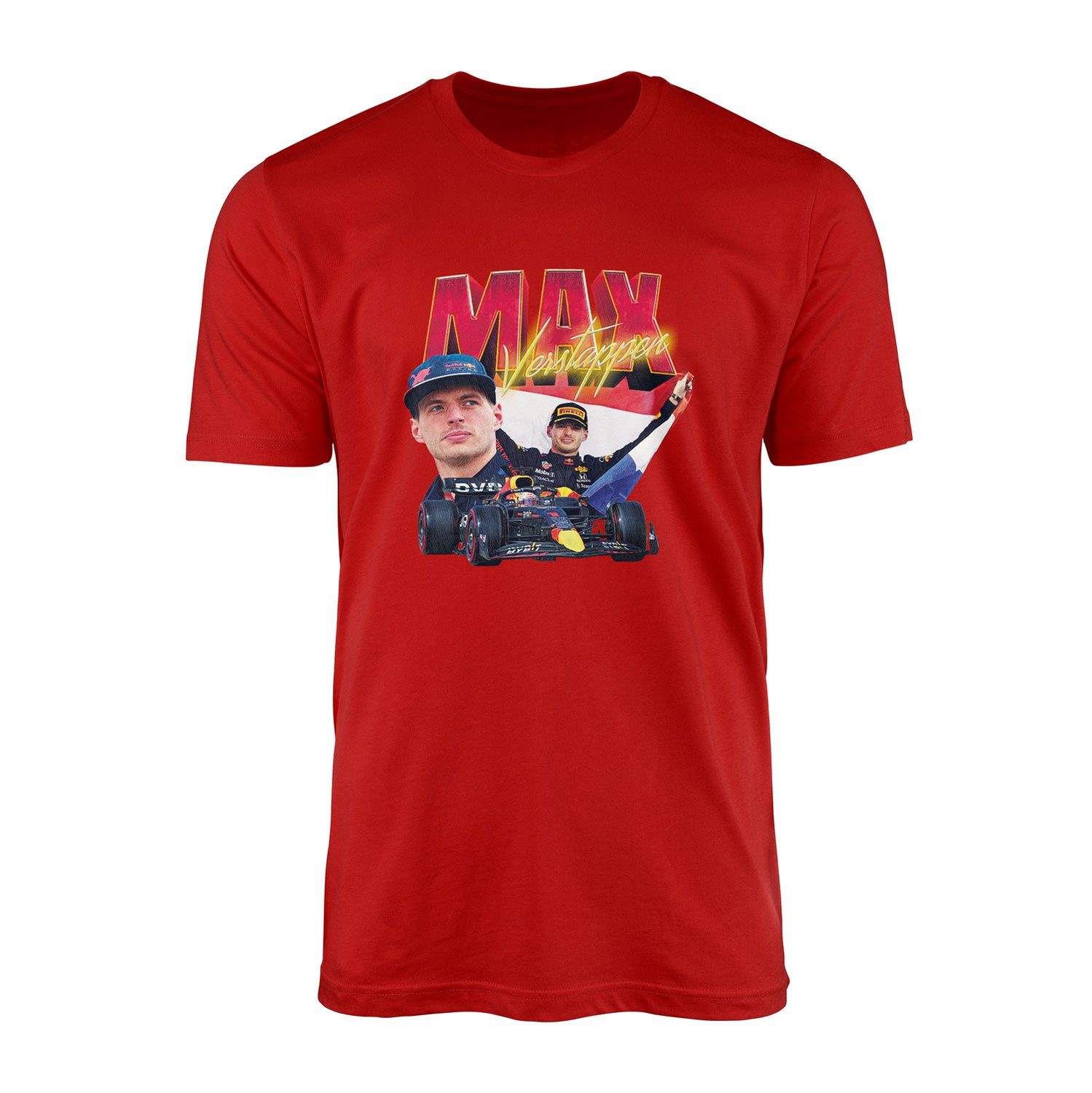 Max Verstappen Champion Tişört S - Kırmızı