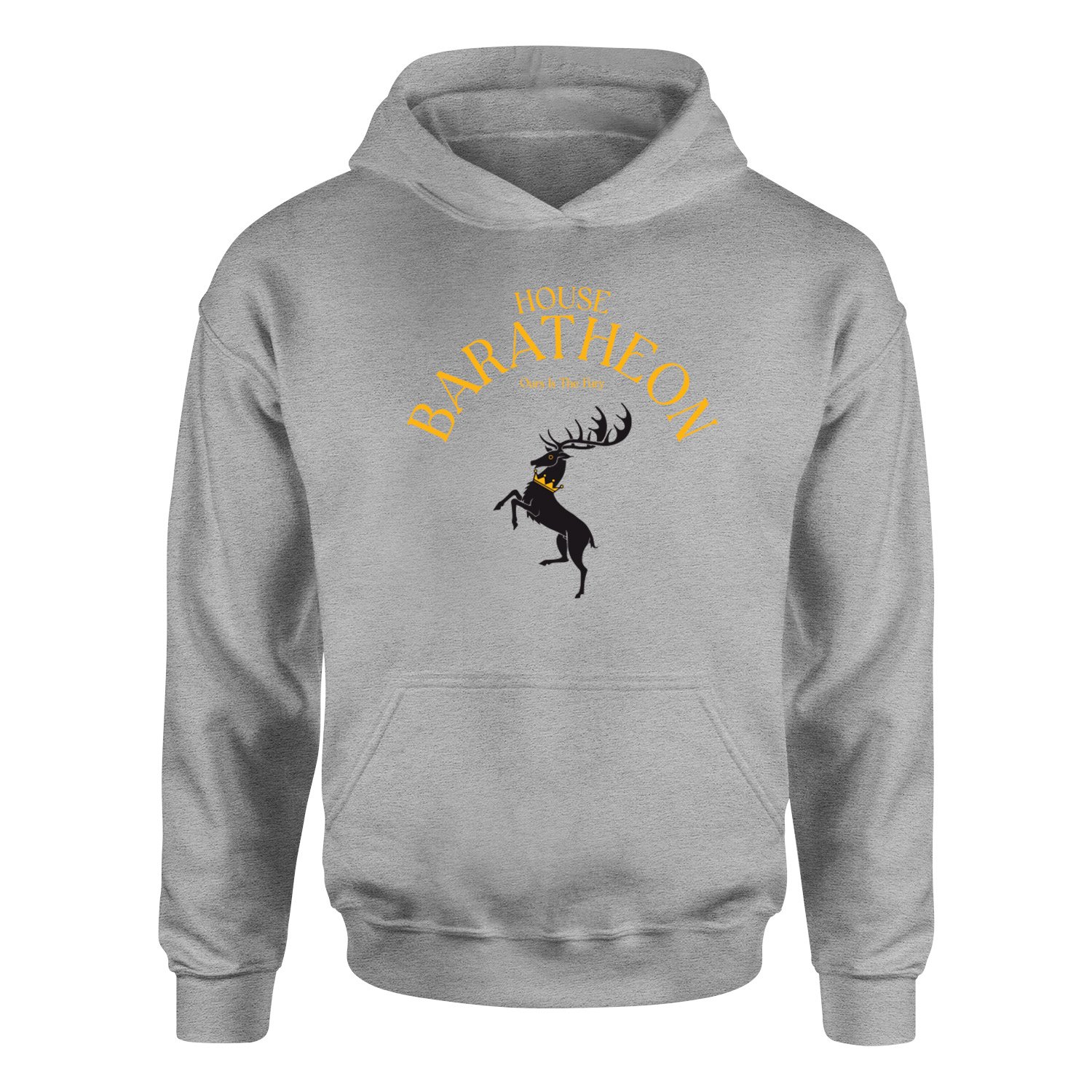 House Baratheon Hoodie S - Gri