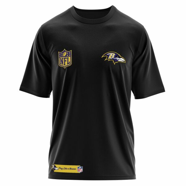 Play Like a Raven Baltimore Ravens MVP Oversize Tişört M - Siyah
