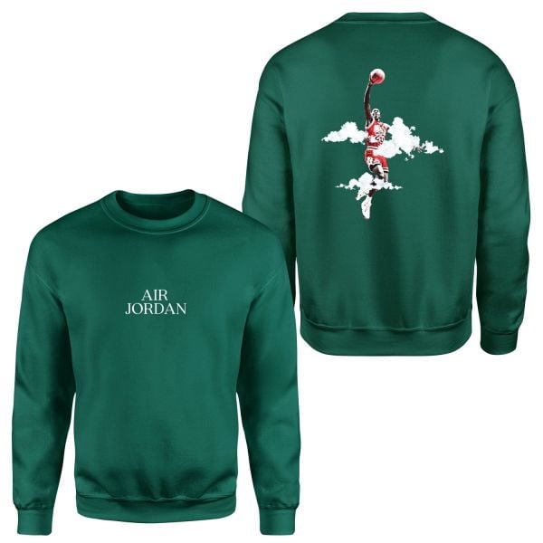 Air Jordan His Airness SE Sweatshirt M - Nefti Yeşili