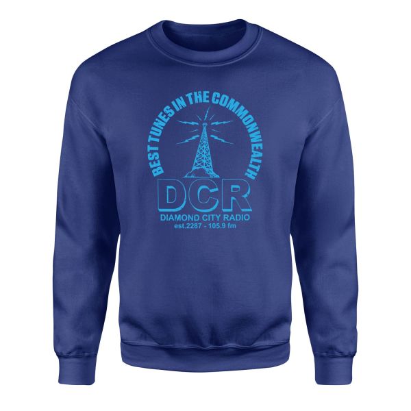Diamond City Radio Sweatshirt L - İndigo Mavisi