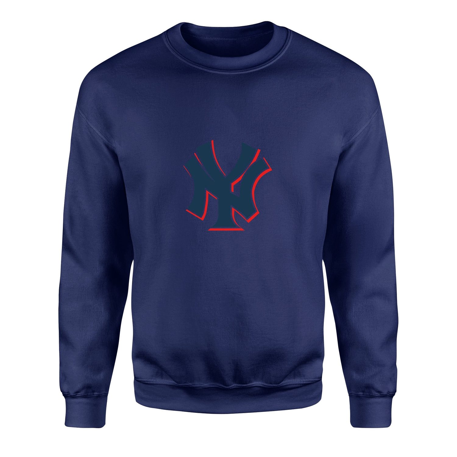 NY Yankees C Sweatshirt S - İndigo Mavisi