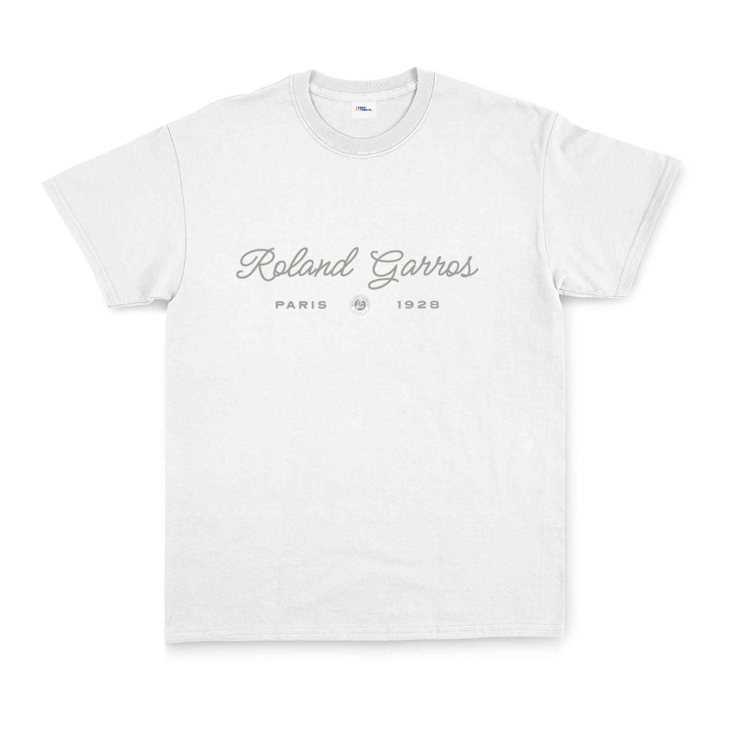 Roland Garros 1928 Tişört XXL - Beyaz