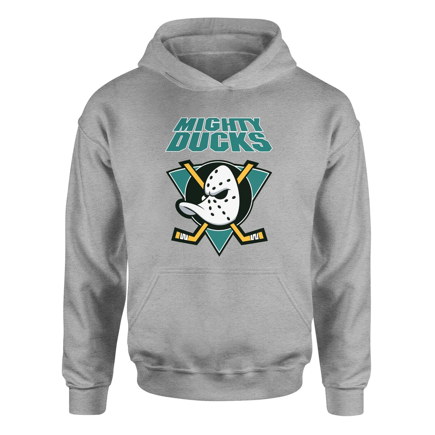 Mighty Ducks Retro Hoodie M - Gri