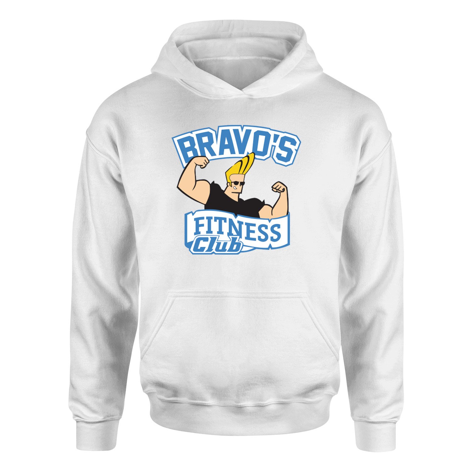 Bravo’s Fitness Club Hoodie M - Beyaz