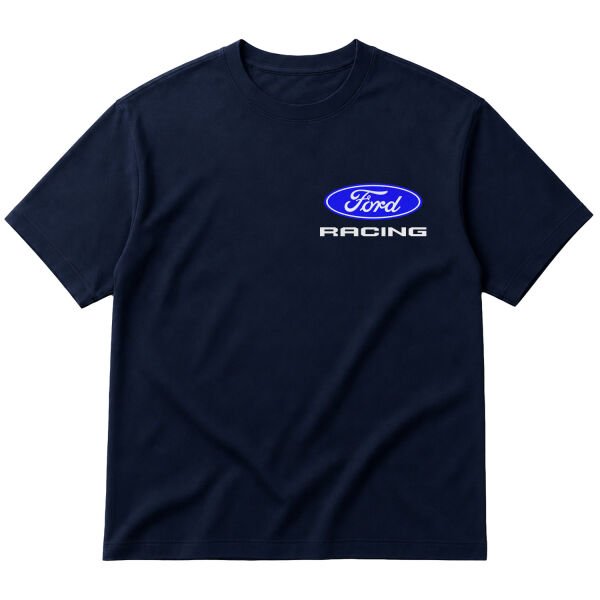 Ford Racing Oversize Tişört M - İndigo Mavisi