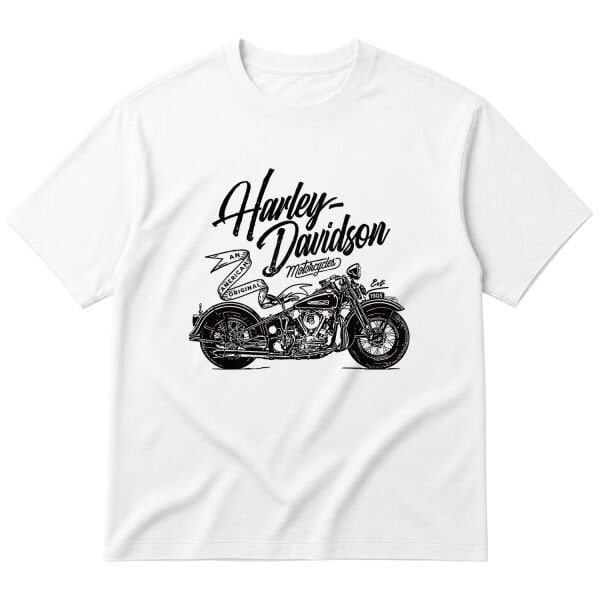 H-D An American Original Oversize Tişört