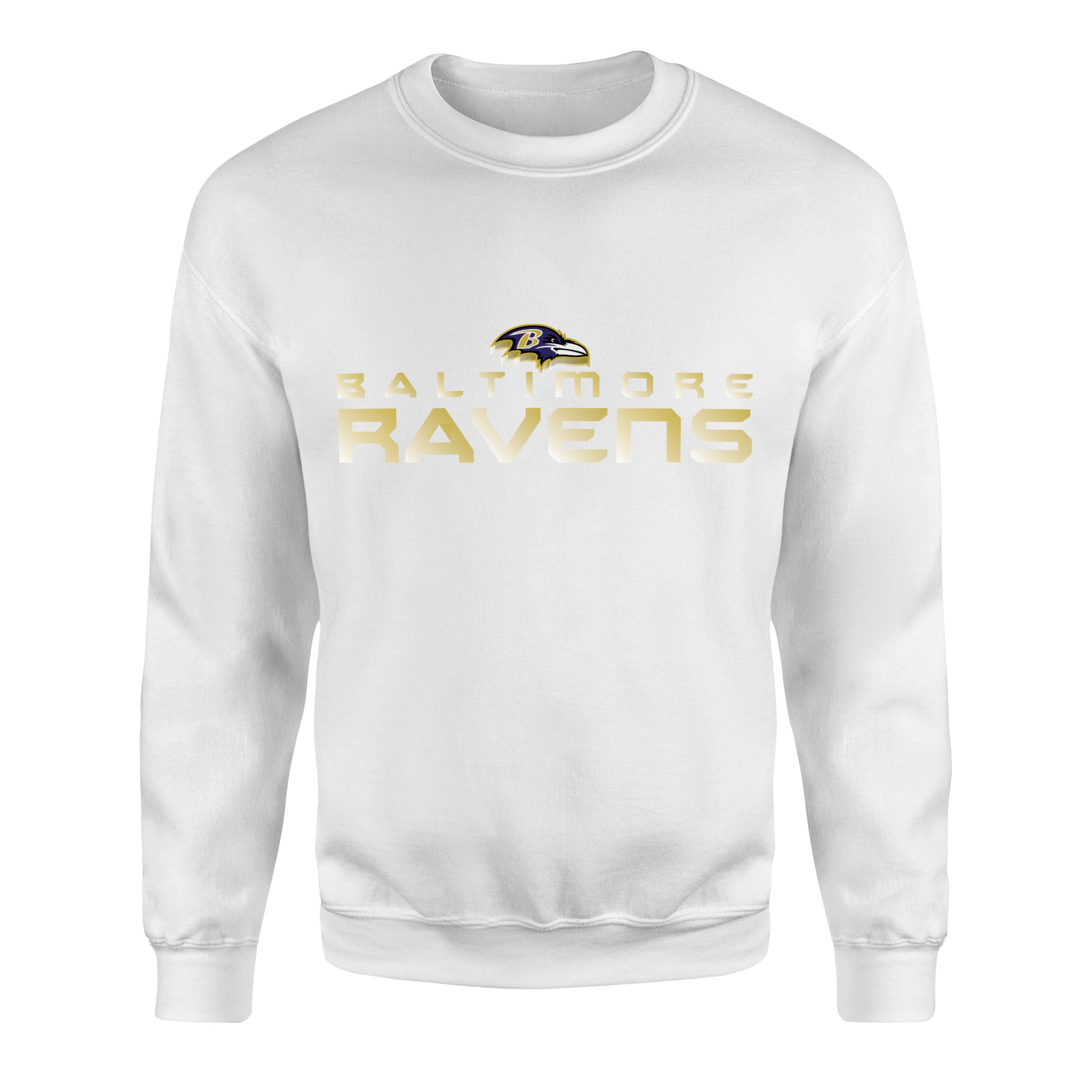 Baltimore Ravens Unleash the Ravens Sweatshirt XL - Beyaz