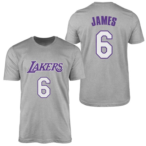 LeBron James 6 Lakers Forma Tişört XXL - Gri