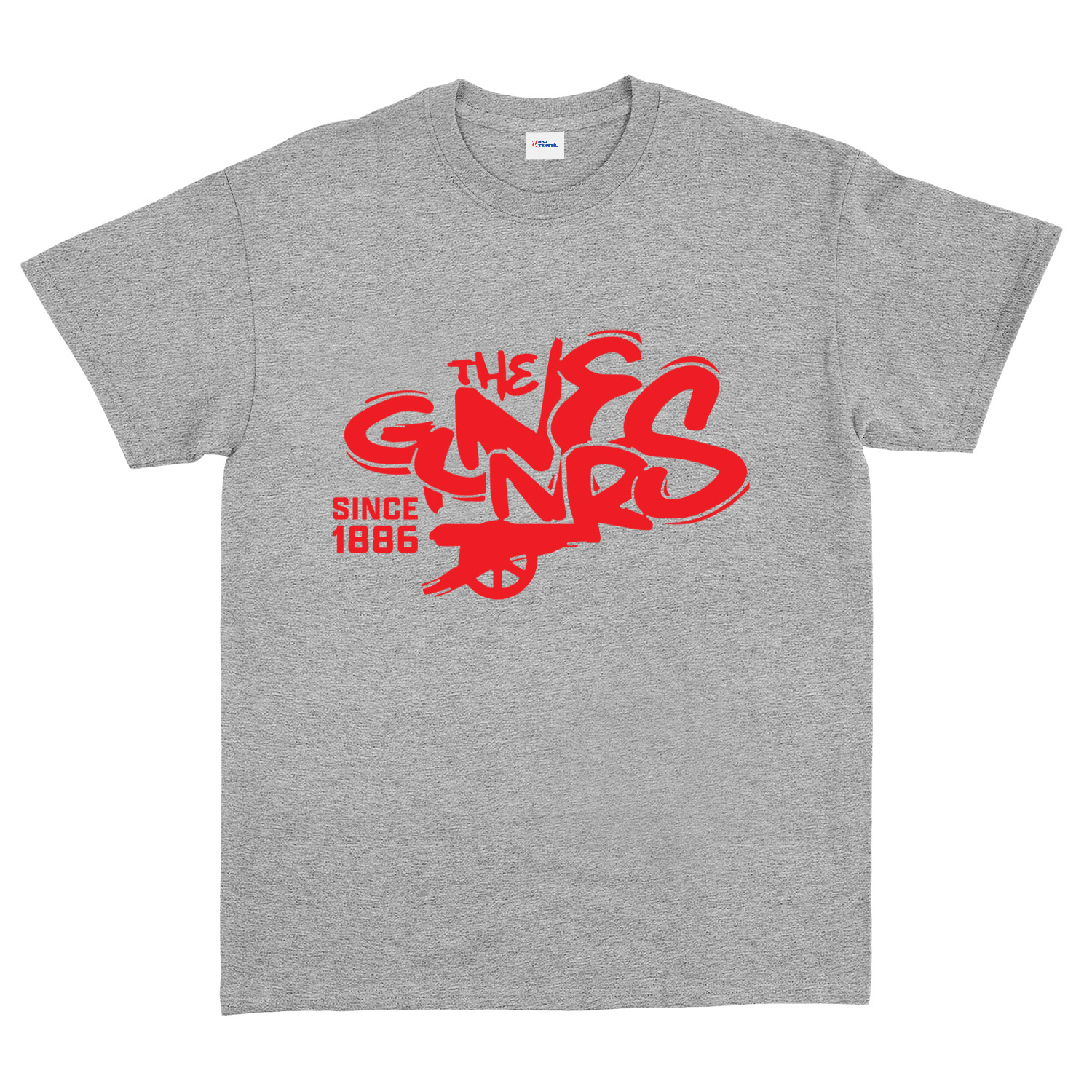 The Gunners Tişört S - Gri