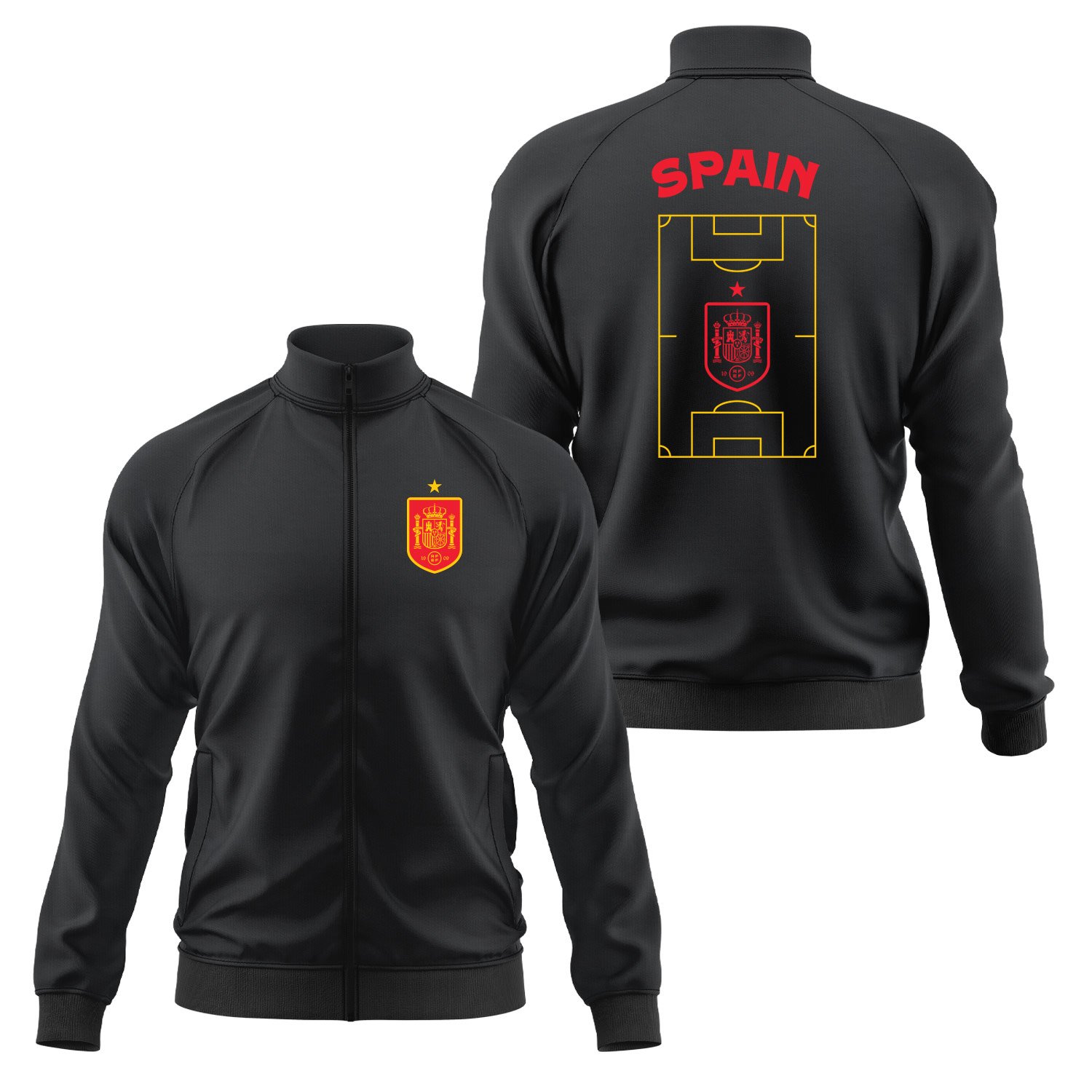 İspanya Dünya Kupası 2026 Fermuarlı Sweatshirt