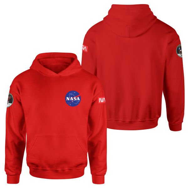 NASA Apollo 11 Edition Hoodie L - Kırmızı