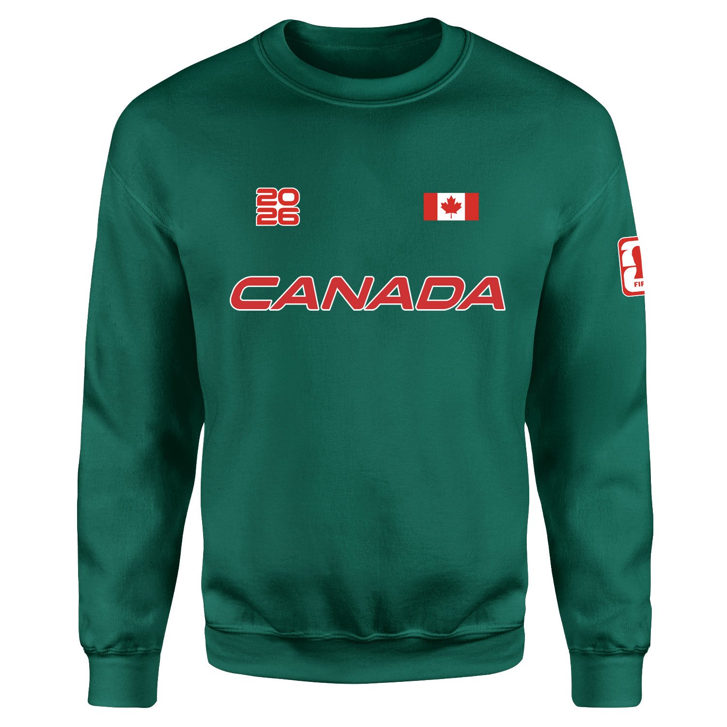 Kanada 2026 Sweatshirt XXL - Nefti Yeşili