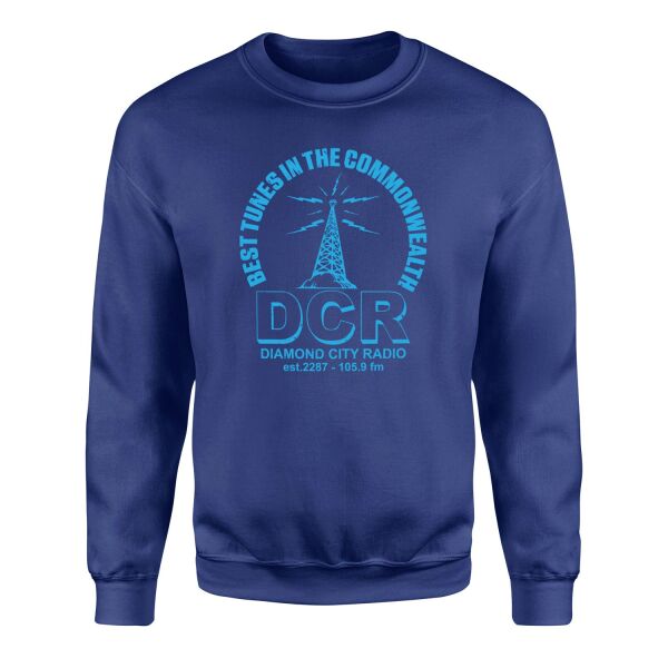 Diamond City Radio Sweatshirt XL - İndigo Mavisi