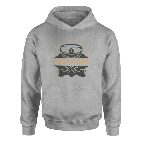 Captain Denizci Hoodie L - Gri