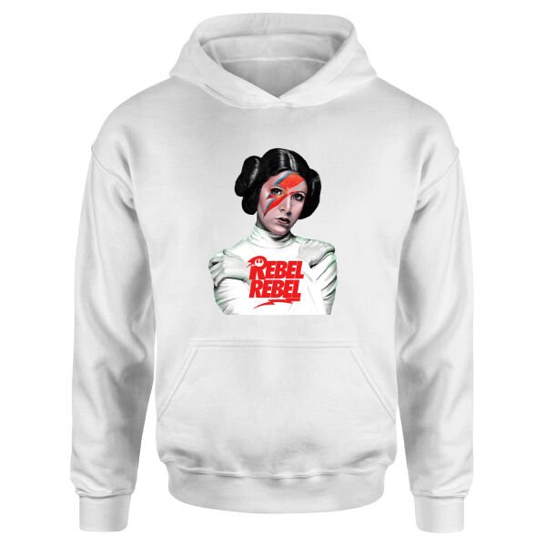 Rebel Rebel Hoodie XL - Beyaz