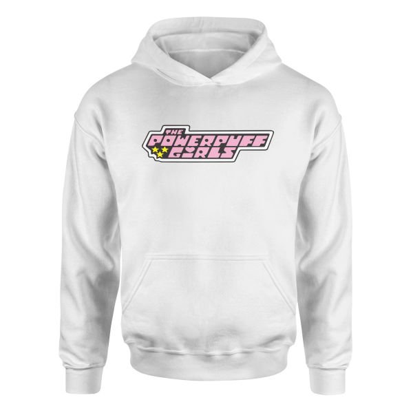 The Powerpuff Girls Hoodie S - Beyaz