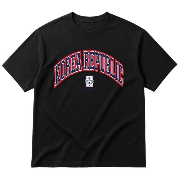 Kore Cumhuriyeti 2026 Varsity Oversize Tişört