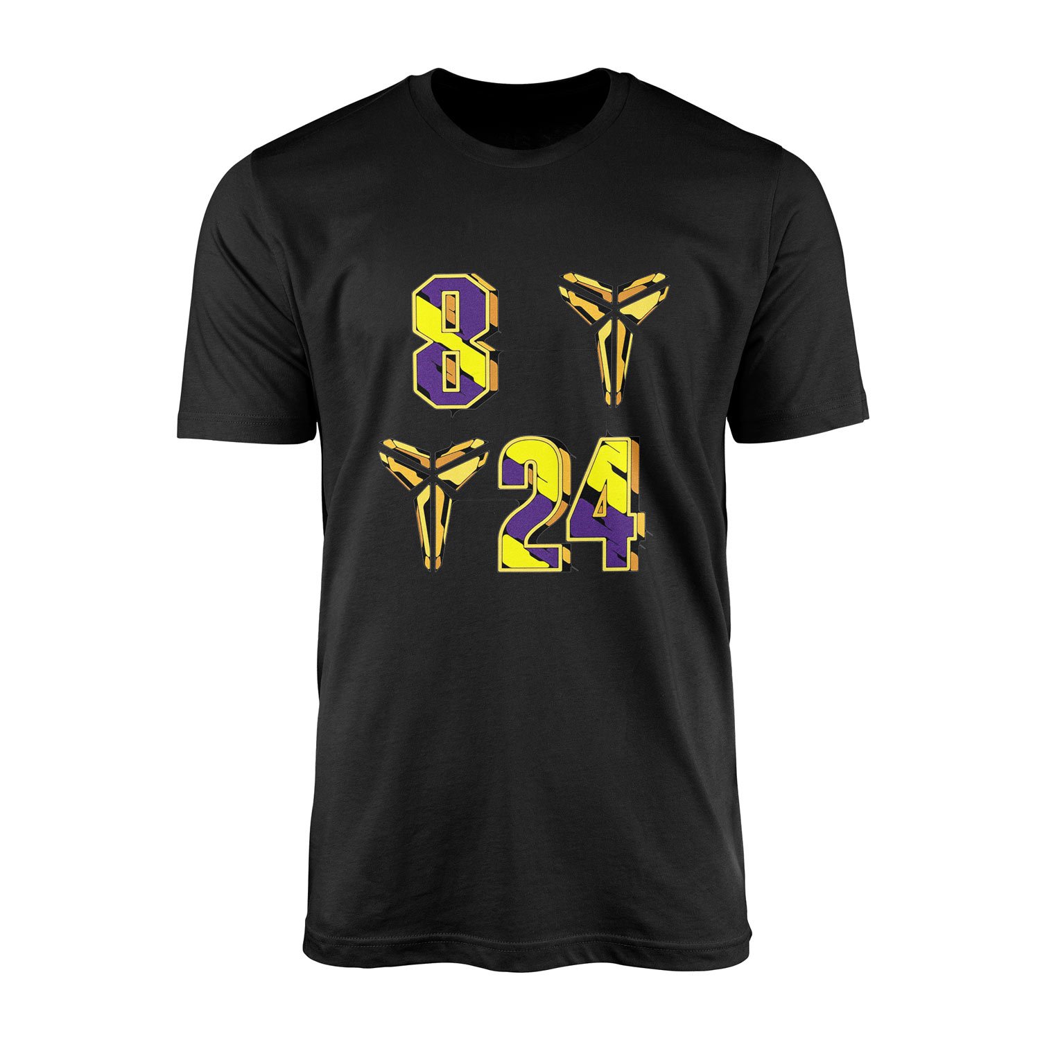 8-24 Kobe Bryant Tişört XXL - Siyah