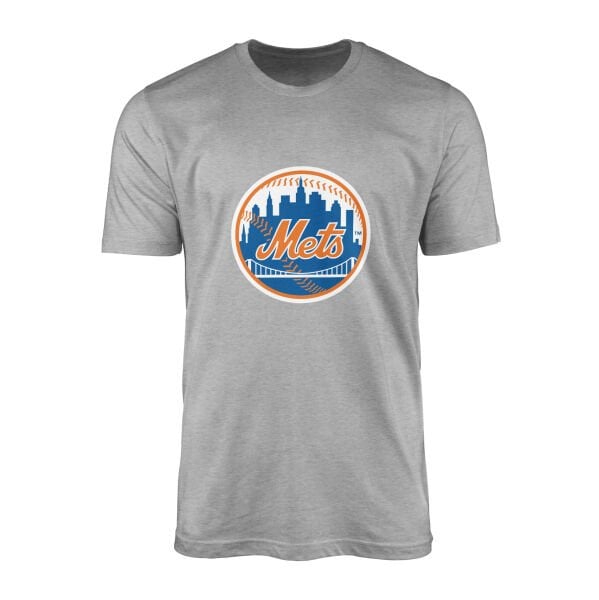 New York METS Baseball Tişört L - Gri