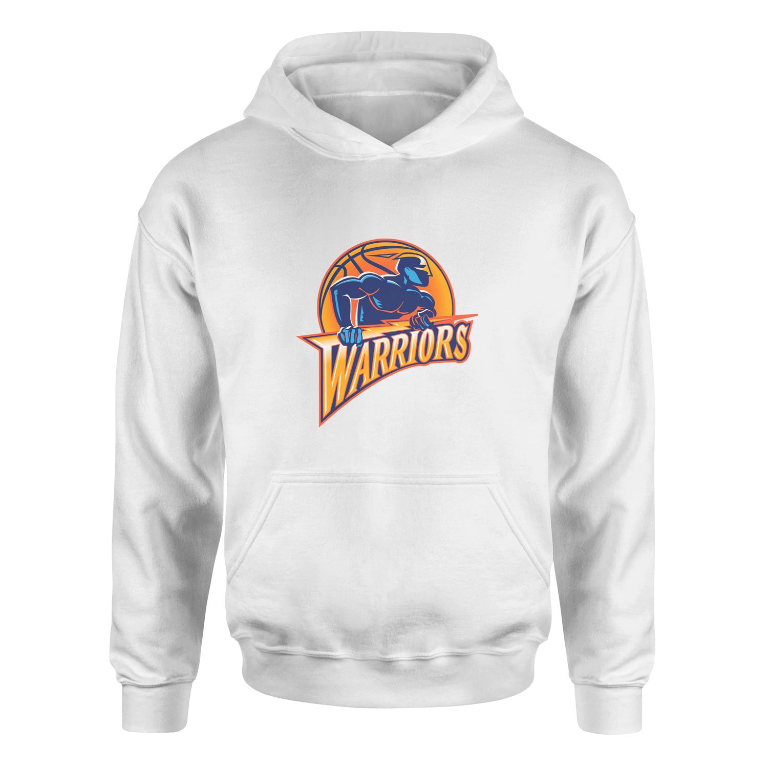 Warriors Retro Hoodie M - Beyaz