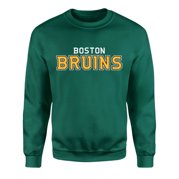 Boston Bruins Sweatshirt S - Nefti Yeşili