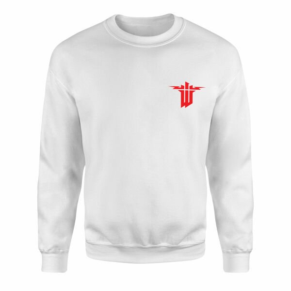 Wolfenstein Sweatshirt XXL - Beyaz