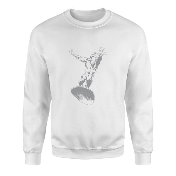 Silver S Sweatshirt M - Beyaz