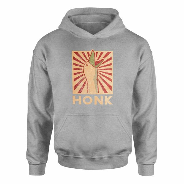 HONK! Hoodie M - Gri