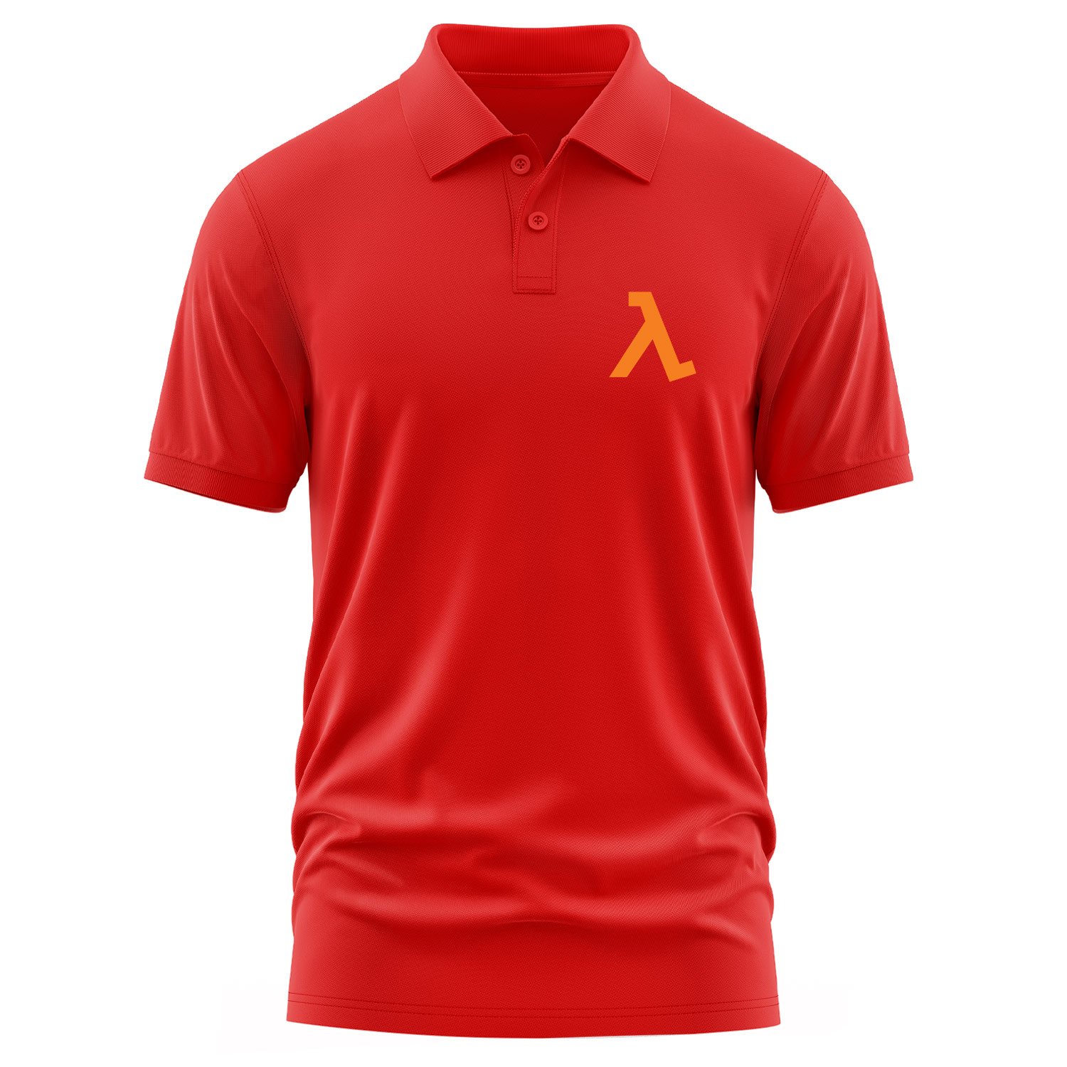 Half-Life Lambda Polo Tişört M - Kırmızı