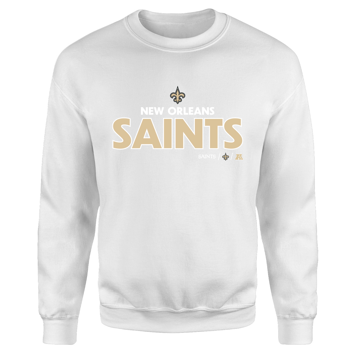 New Orleans Saints AFC Sweatshirt XXL - Beyaz