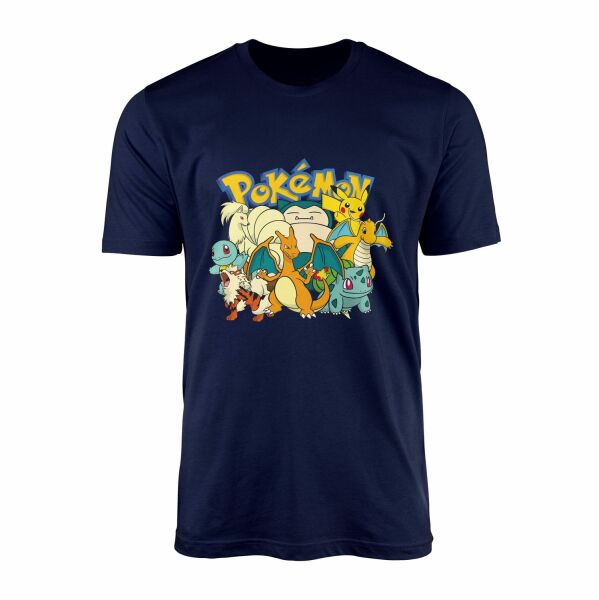Pokemon Battle Ready Tişört L - İndigo Mavisi