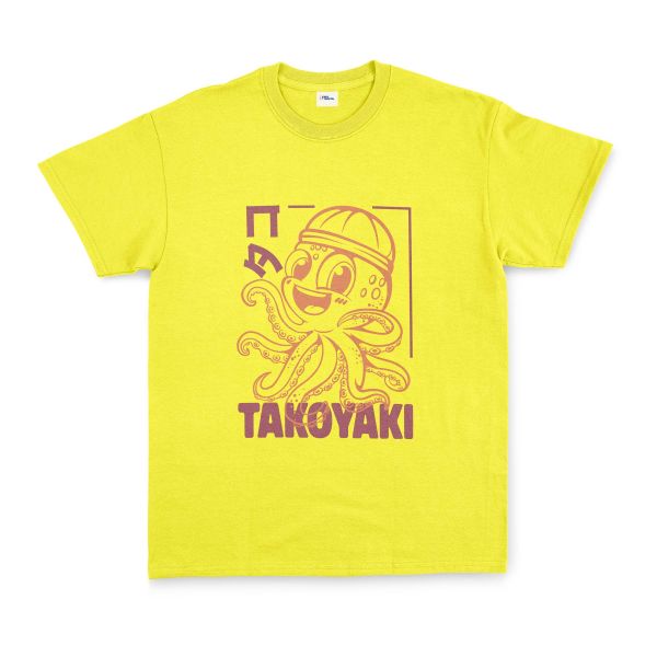 Takoyaki Tişört XL - Sarı