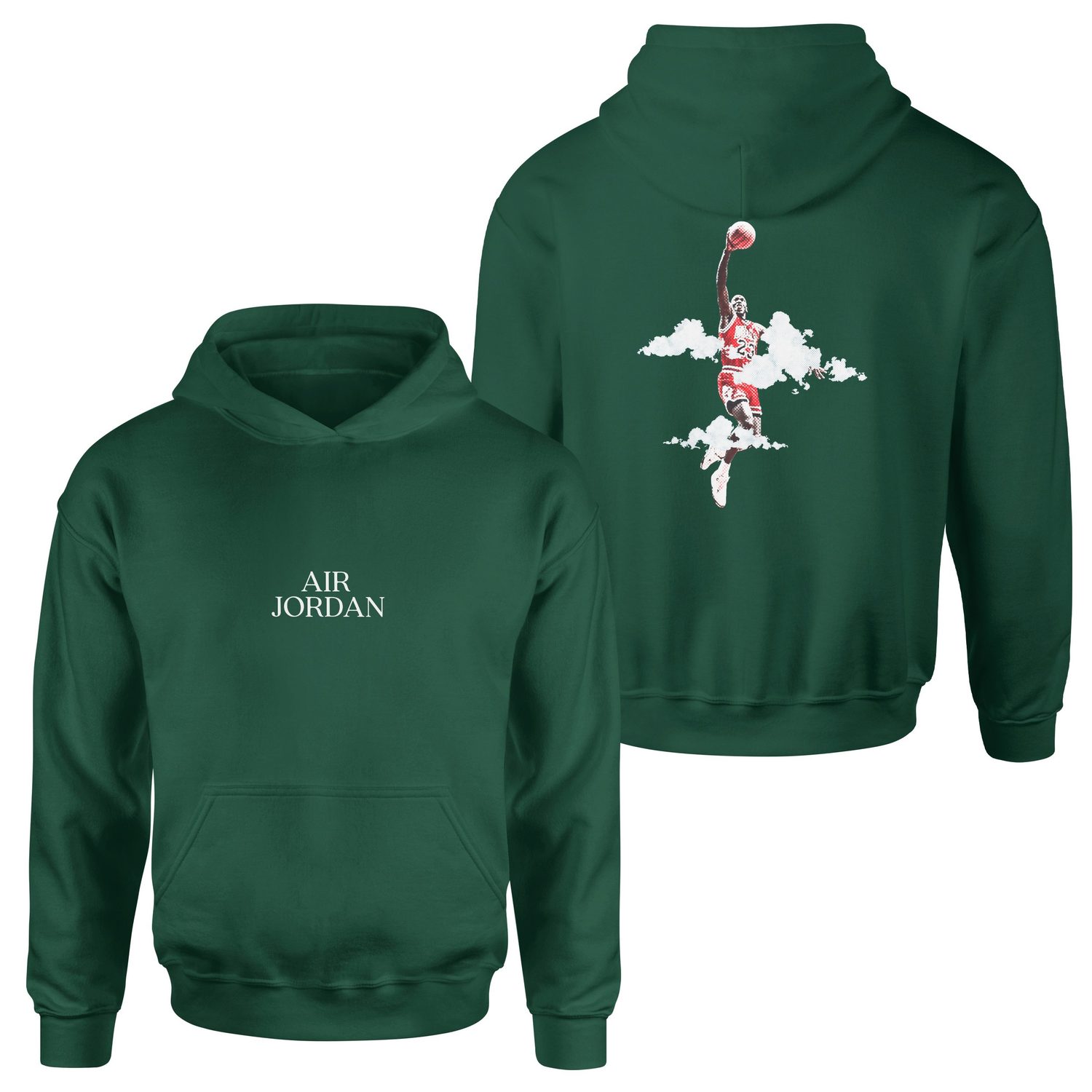 Air Jordan His Airness SE Hoodie XXL - Nefti Yeşili