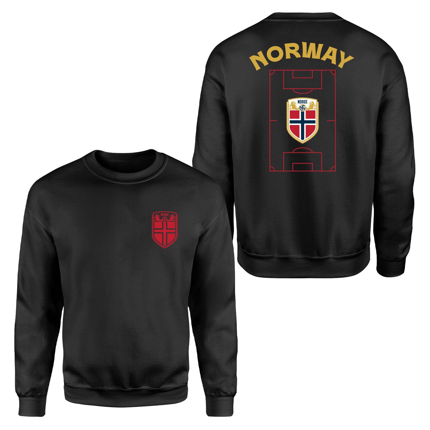Norveç Dünya Kupası 2026 Sweatshirt XL - Siyah